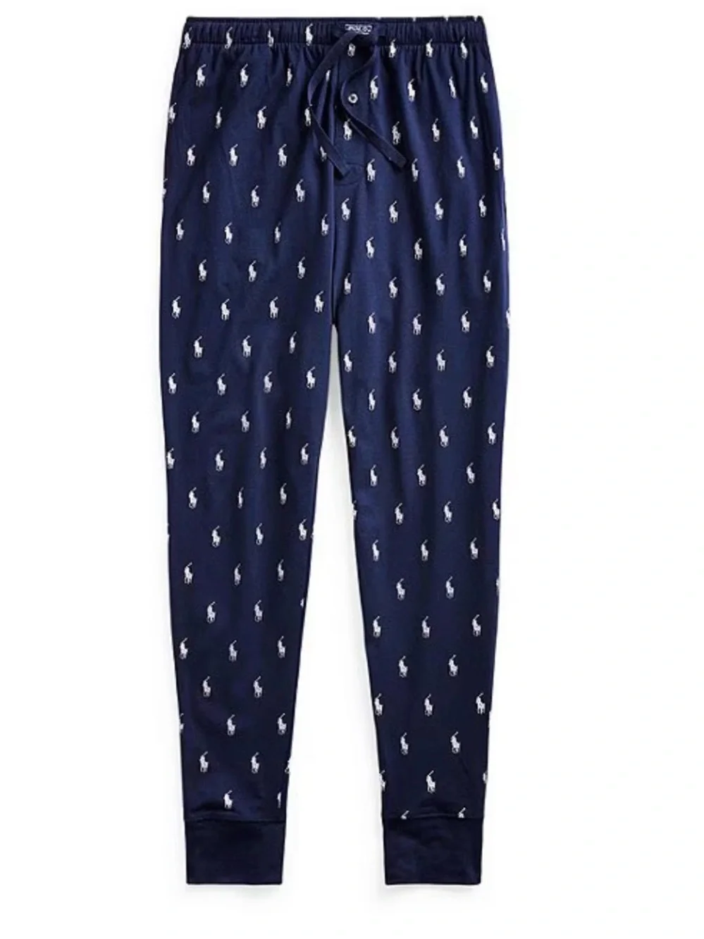 Polo by Ralph Lauren Navy All-Over Logo Joggers for Men size XL